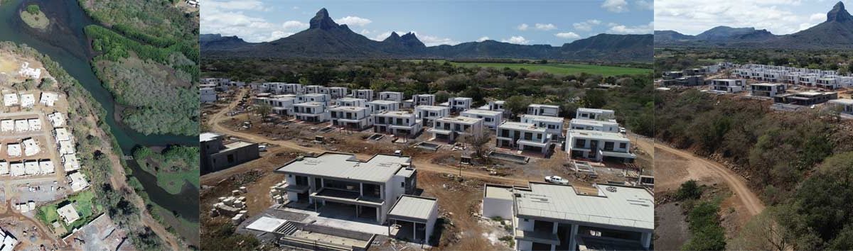 Évolution du chantier Akasha Villa septembre 2019